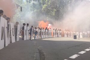 В Украине и за рубежом прошли акции памяти Гандзюк. Фоторепортаж