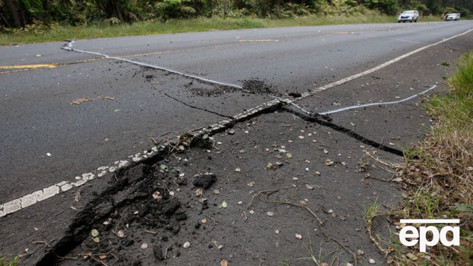 Землетрус не призвів до суттєвих руйнувань