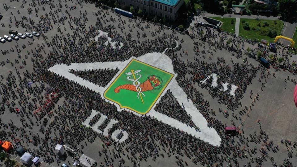 Флешмоб у межах "Велодня" у Харкові відбувається щорічно