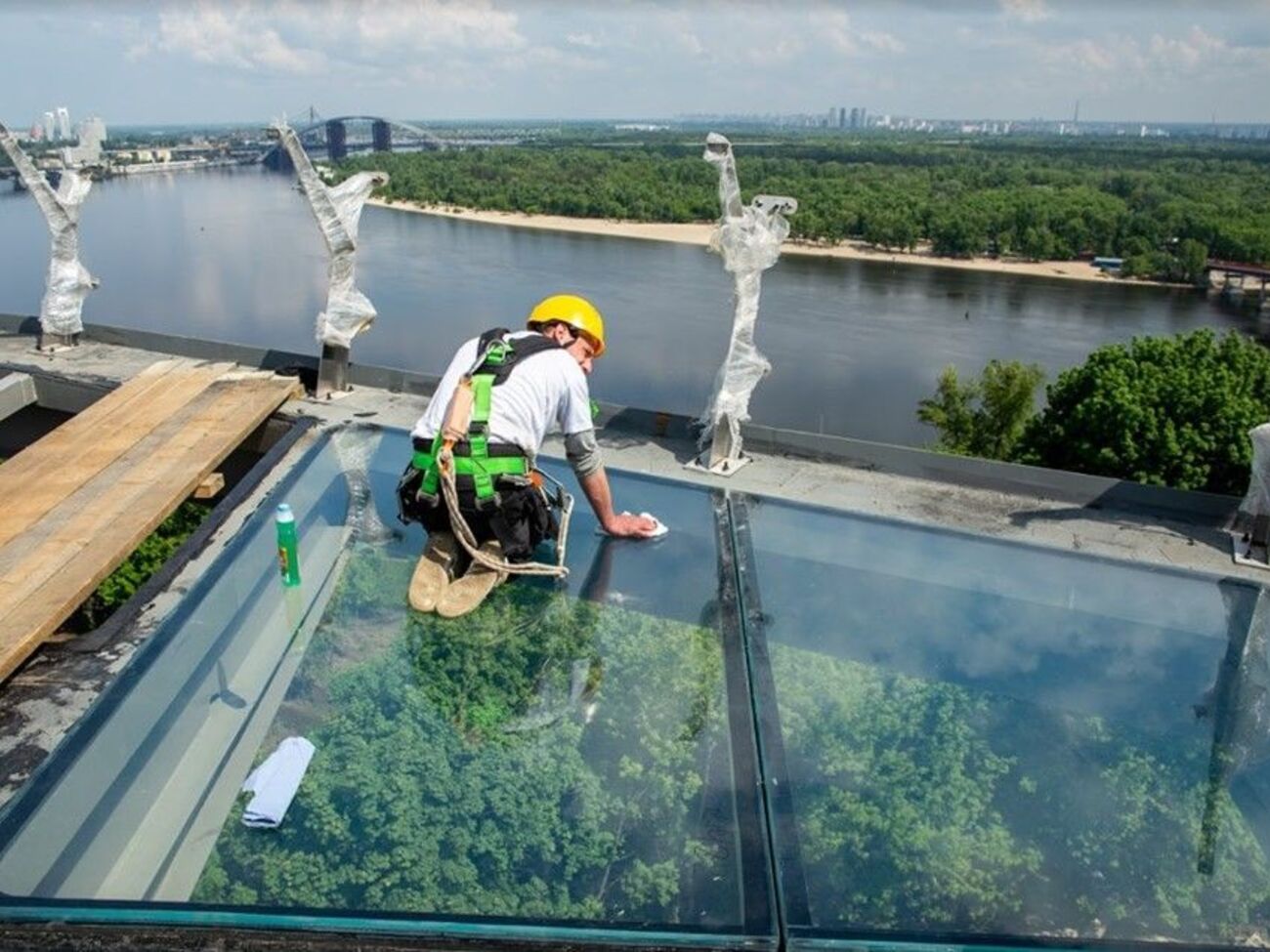 За словами Кличка, будівництво мосту на завершальній стадії