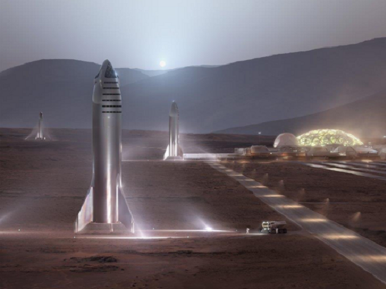 SpaceX производит космические корабли
