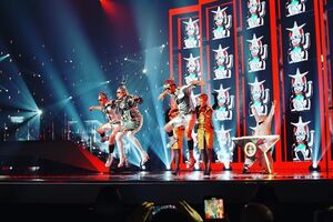 Сердючка исполнила песню Toy, с которой израильская певица Нетта Барзилай победила в 2018 году