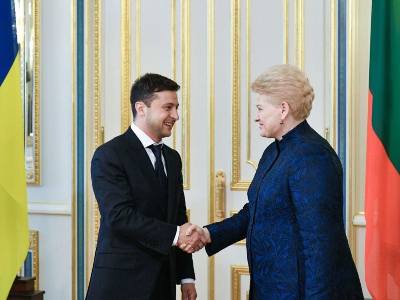 Зеленский провел встречу с Грибаускайте