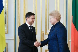 Зеленский провел встречу с Грибаускайте