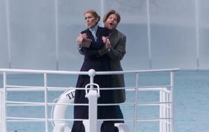 Дион и Корден снялись в образах героев Уинслет и Ди Каприо