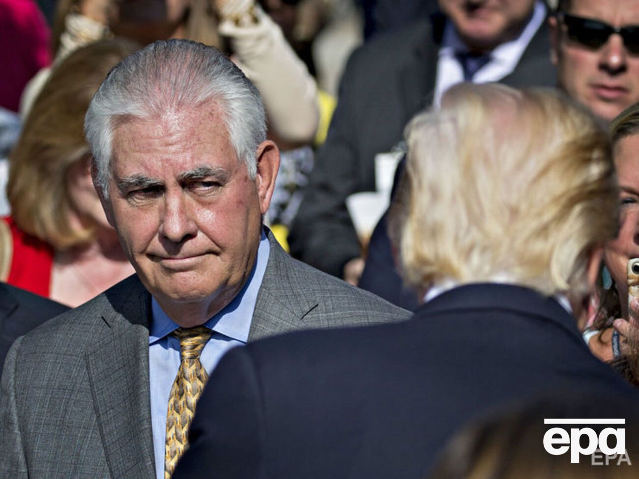 Трамп (праворуч) розкритикував Тіллерсона