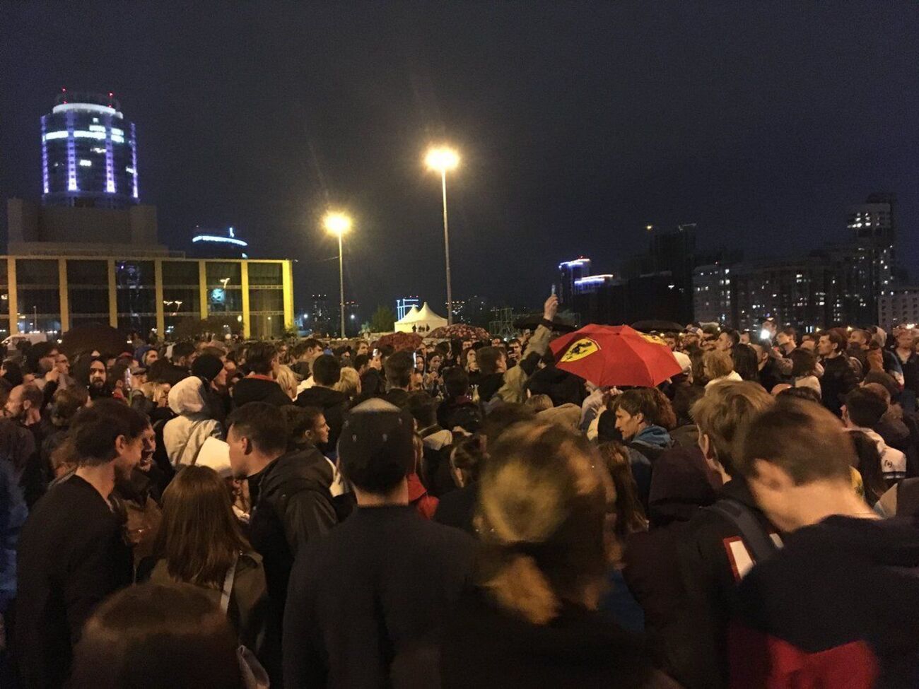 Протесты против строительства собора в парке продолжались с середины мая