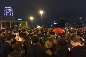 Протесты против строительства собора в парке продолжались с середины мая
