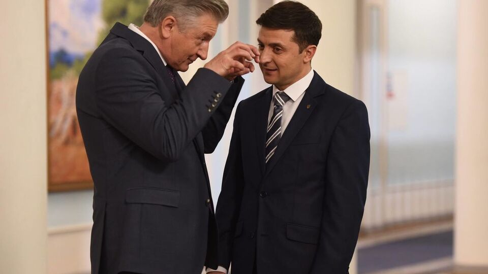 Зеленский сыграл в сериале учителя Голобородько, которого избрали президентом