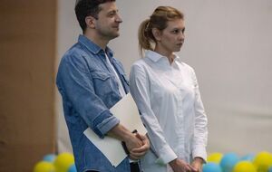 Зеленский с женой Еленой принял участие в открытии летнего антинаркотического лагеря