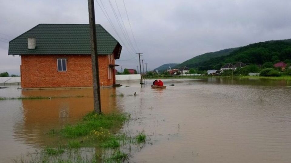 В Закарпатье за два дня выпала месячная норма осадков