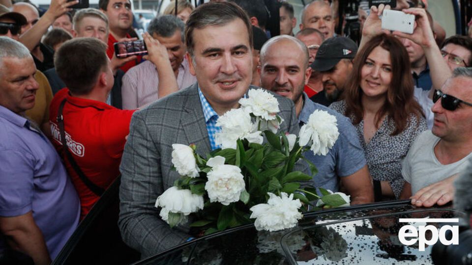 Саакашвілі повернувся в Україну наступного дня після повернення громадянства