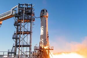 Ракета Blue Origin совершила свой пятый суборбитальный полет