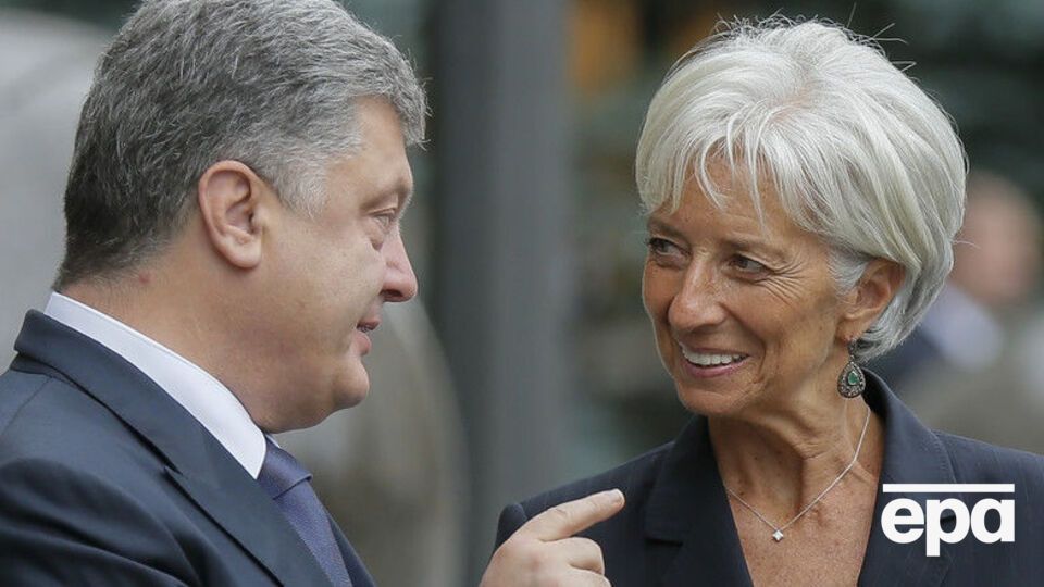 Порошенко і Лагард поговорили телефоном