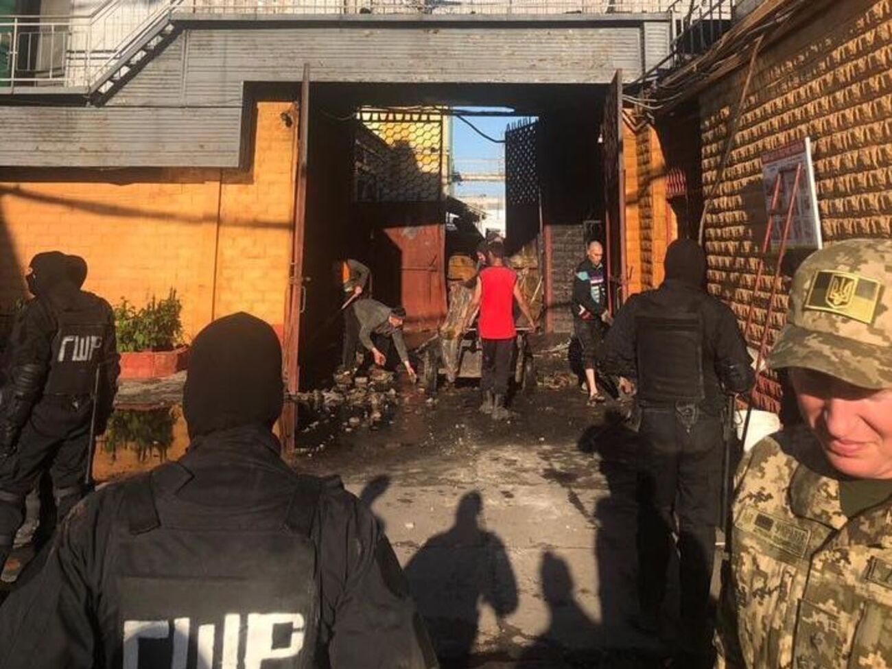 Частину приміщень колонії знищила пожежа