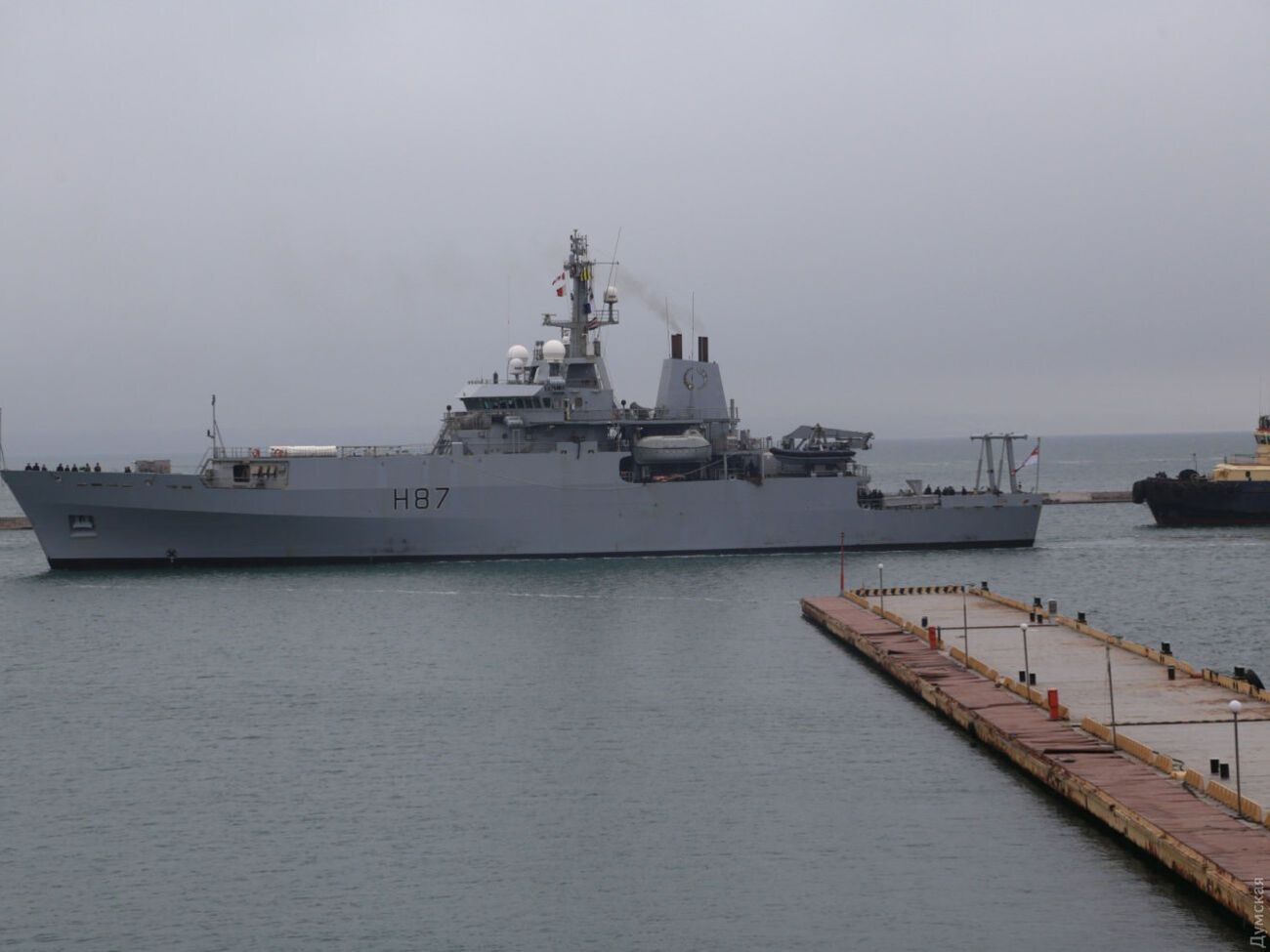 HMS Echo пробуде в Одесі до 9 травня
