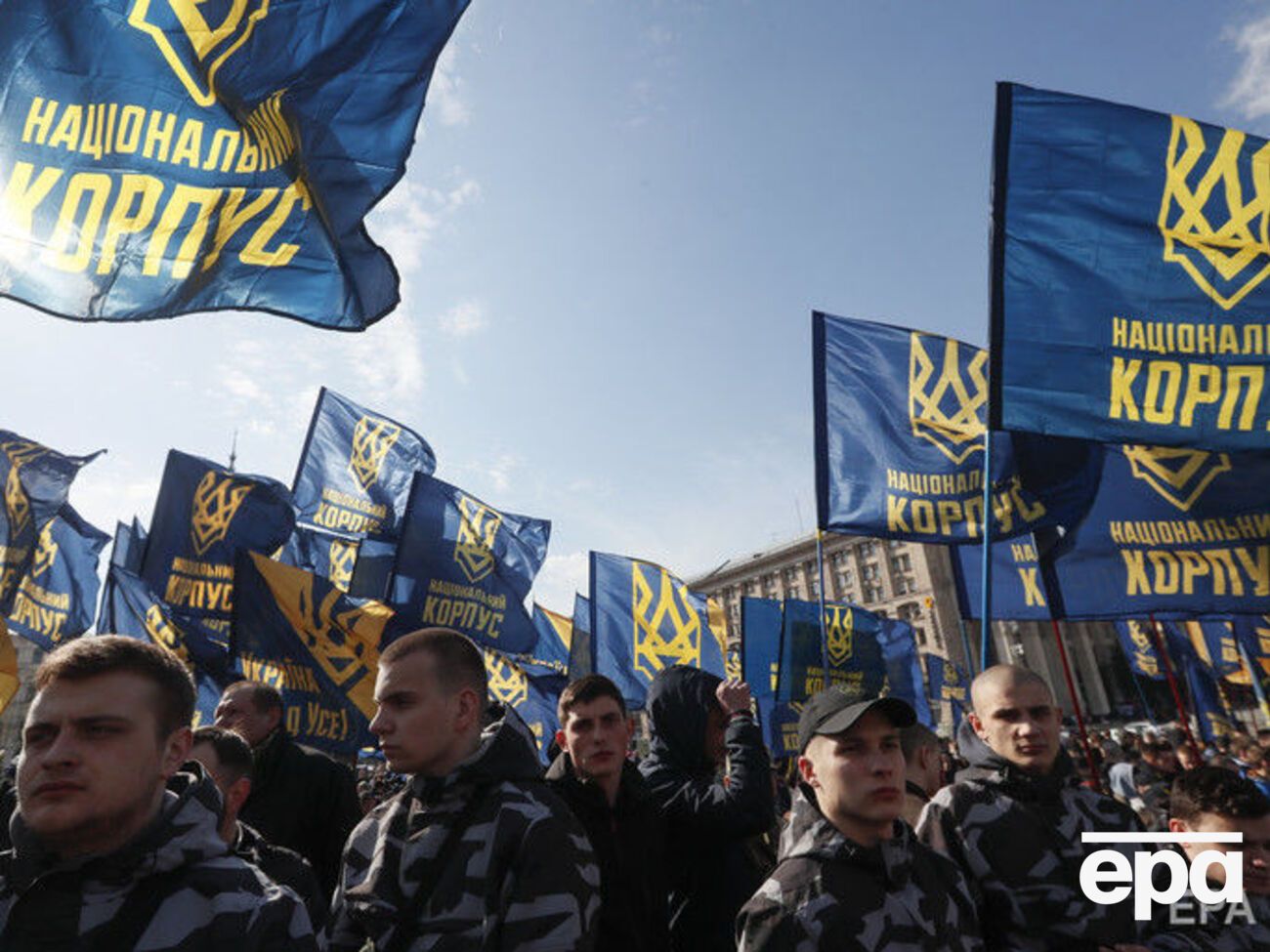 В "Нацкорпусе" утверждают, что&nbsp;администрация ТЦ "Барабашово" прибегла к клевете