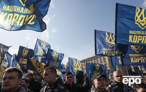 В "Нацкорпусе" утверждают, что администрация ТЦ "Барабашово" прибегла к клевете