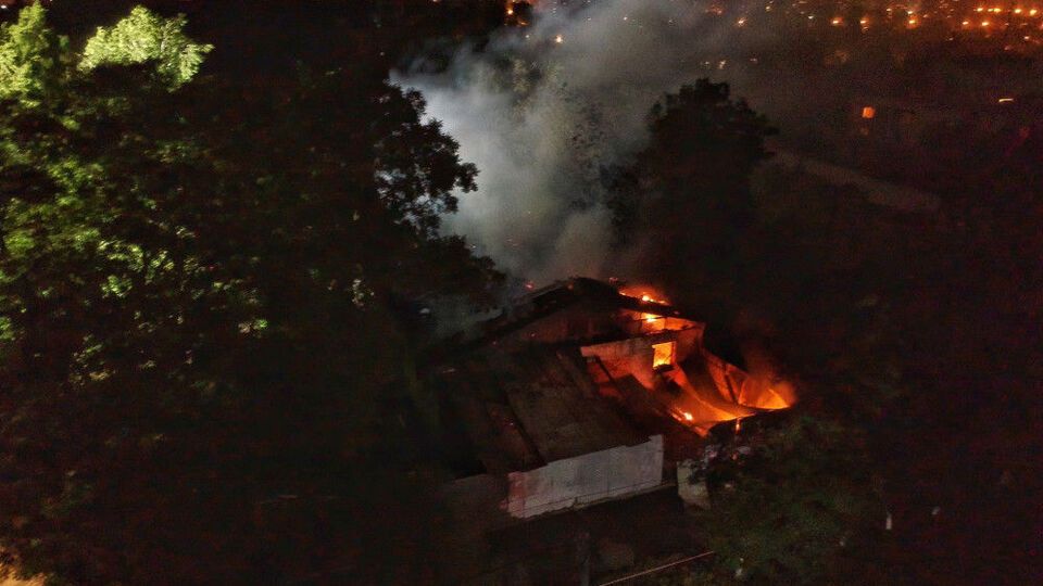 Горів дах одного з корпусів