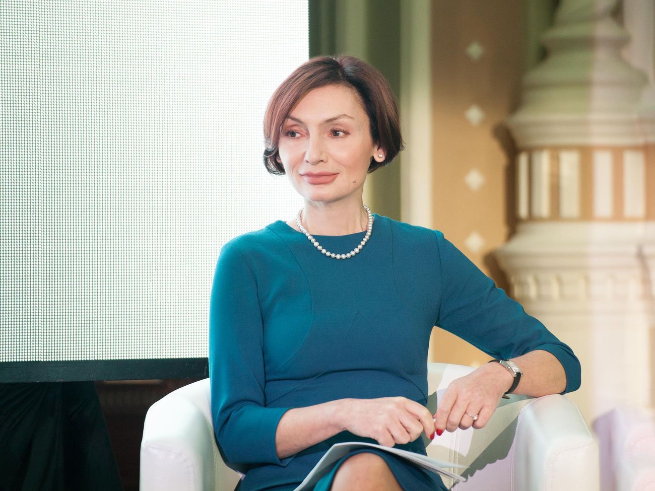 Рожкова: МВФ может отложить сотрудничество с Украиной, если украинские суды решат вернуть "ПриватБанк" в частную собственность