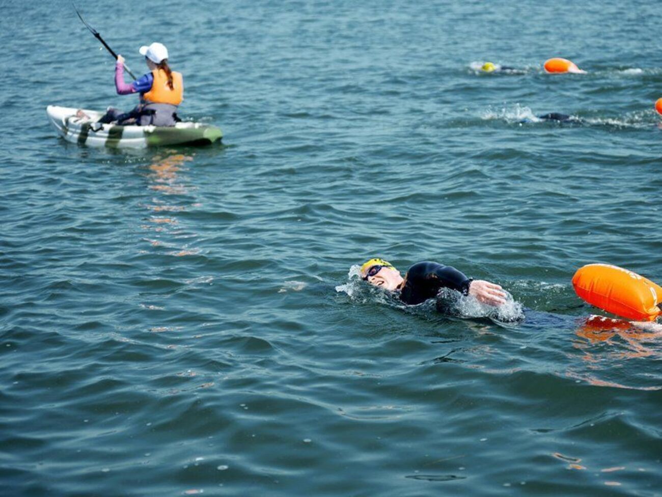 Участники соревнований плыли от косы Чушка в Краснодарском крае до крепости Ени-Кале в оккупированной Керчи