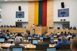 Грибаускайте – депутатам Сейма: Безоговорочное осуждение агрессора должно оставаться нашей стратегической позицией