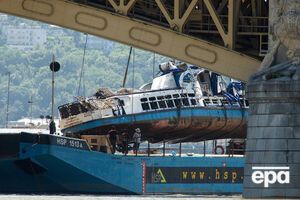 Затонувшее прогулочное судно подняли со дна Дуная 11 июня