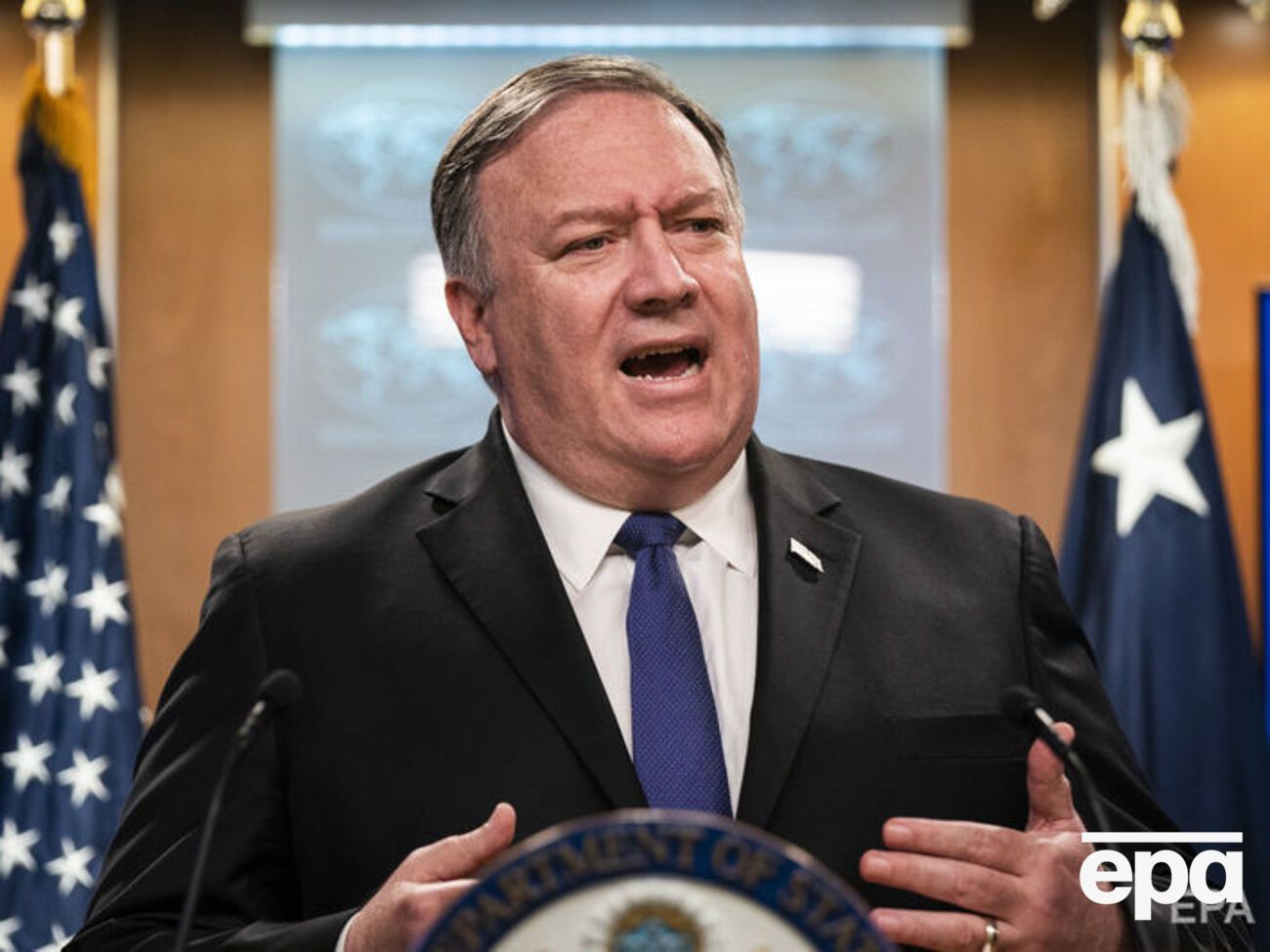 Помпео: Жодні&nbsp;економічні санкції не дають Ісламській Республіці права нападати на мирних громадян