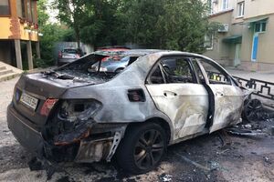 Авто Цапа підпалили о 4.17 13 червня
