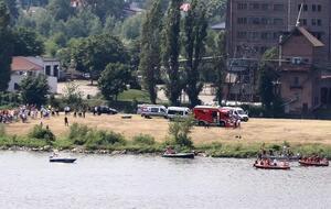 Літак упав у річку Вісла
