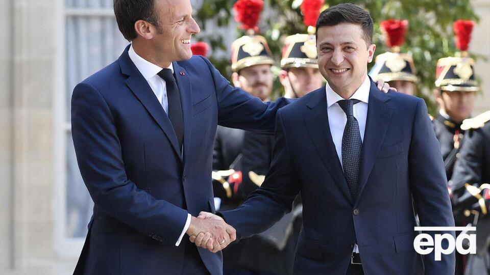 Зеленский о словах Макрона: Тут есть небольшая ошибка – мы не готовы к диалогу с сепаратистами