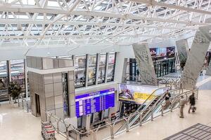 Минский аэропорт исправил написание украинских городов на английском языке