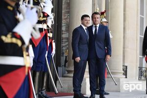 Президент Украины Владимир Зеленский встретился с французским главой государства Эммануэлем Макроном