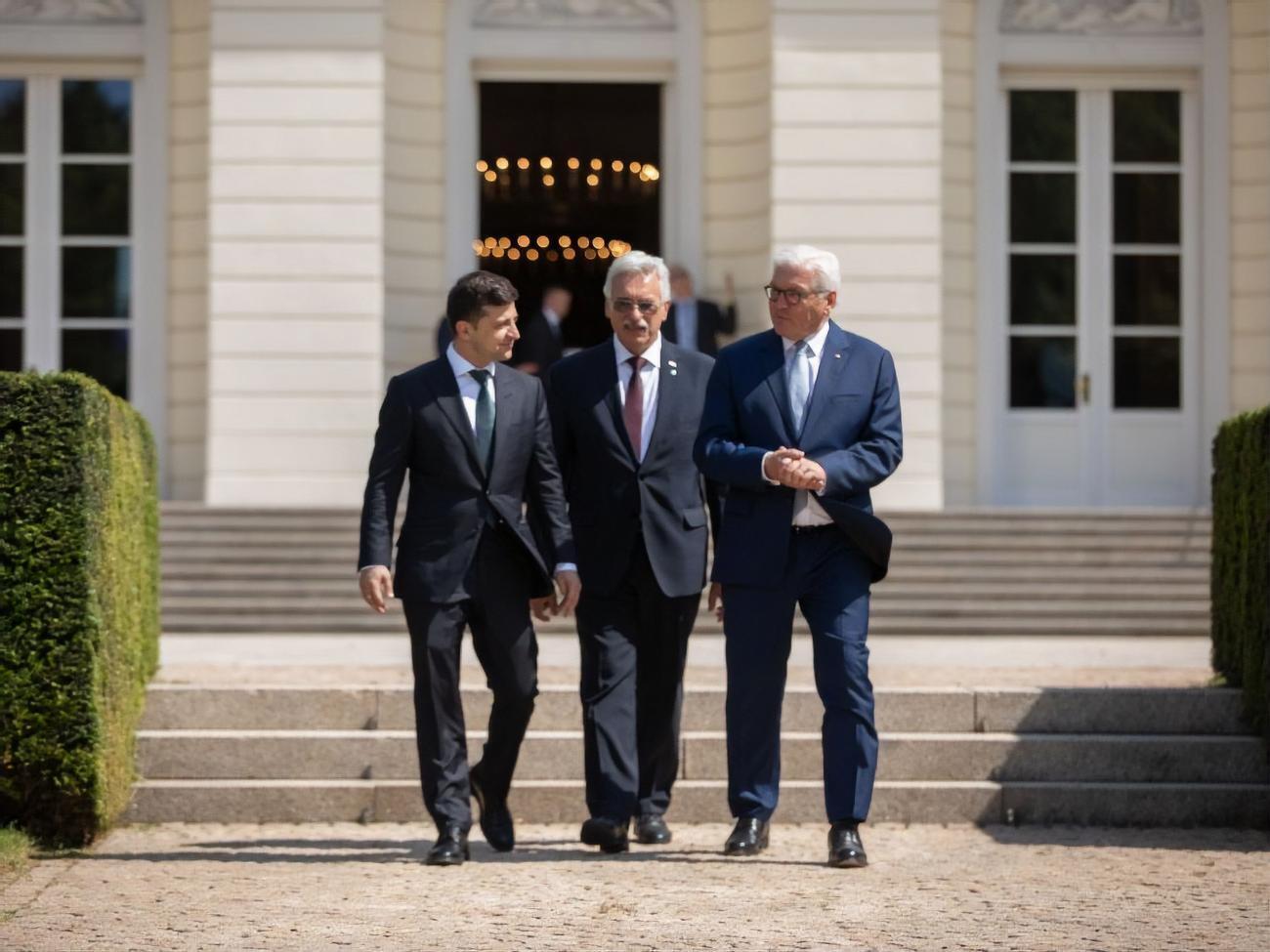 Зеленський і Штайнмаєр (праворуч) зустрілися в Берліні