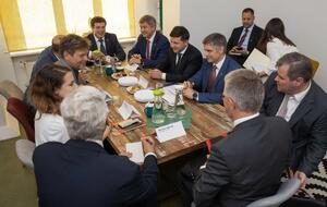 Зеленський у Німеччині зустрівся з керівництвом партій ХДС та "Союз 90 / Зелені"