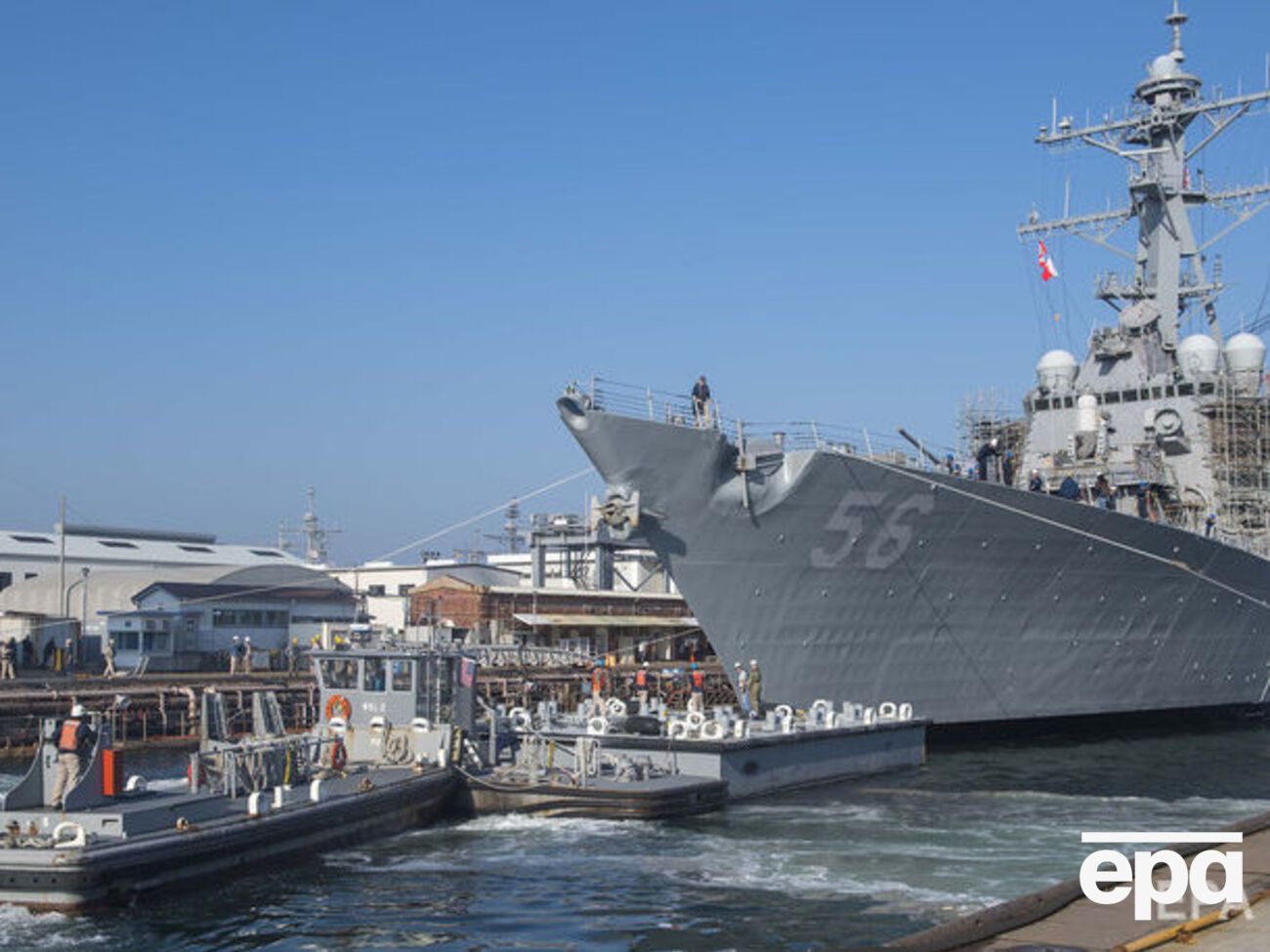 Командование распорядилось "минимизировать видимость" эсминца