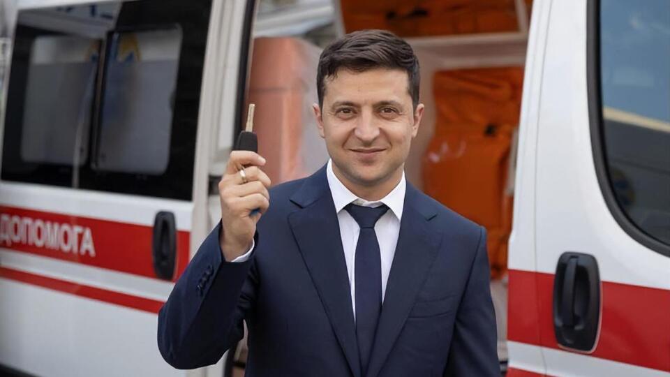 За словами Зеленського, завдяки домовленості з Ахметовим уже придбано 200 машин швидкої допомоги