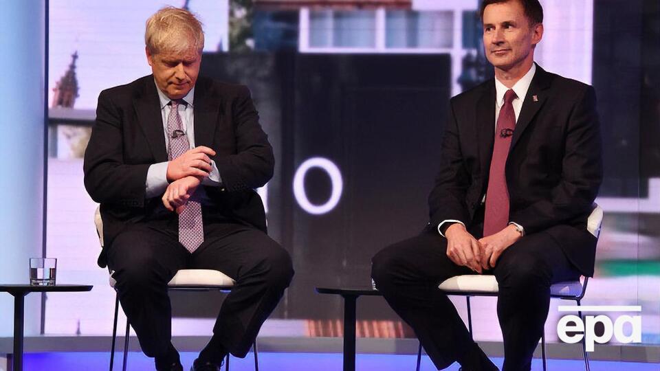 Джонсон (ліворуч) і Гант (праворуч) претендують на посаду прем'єра