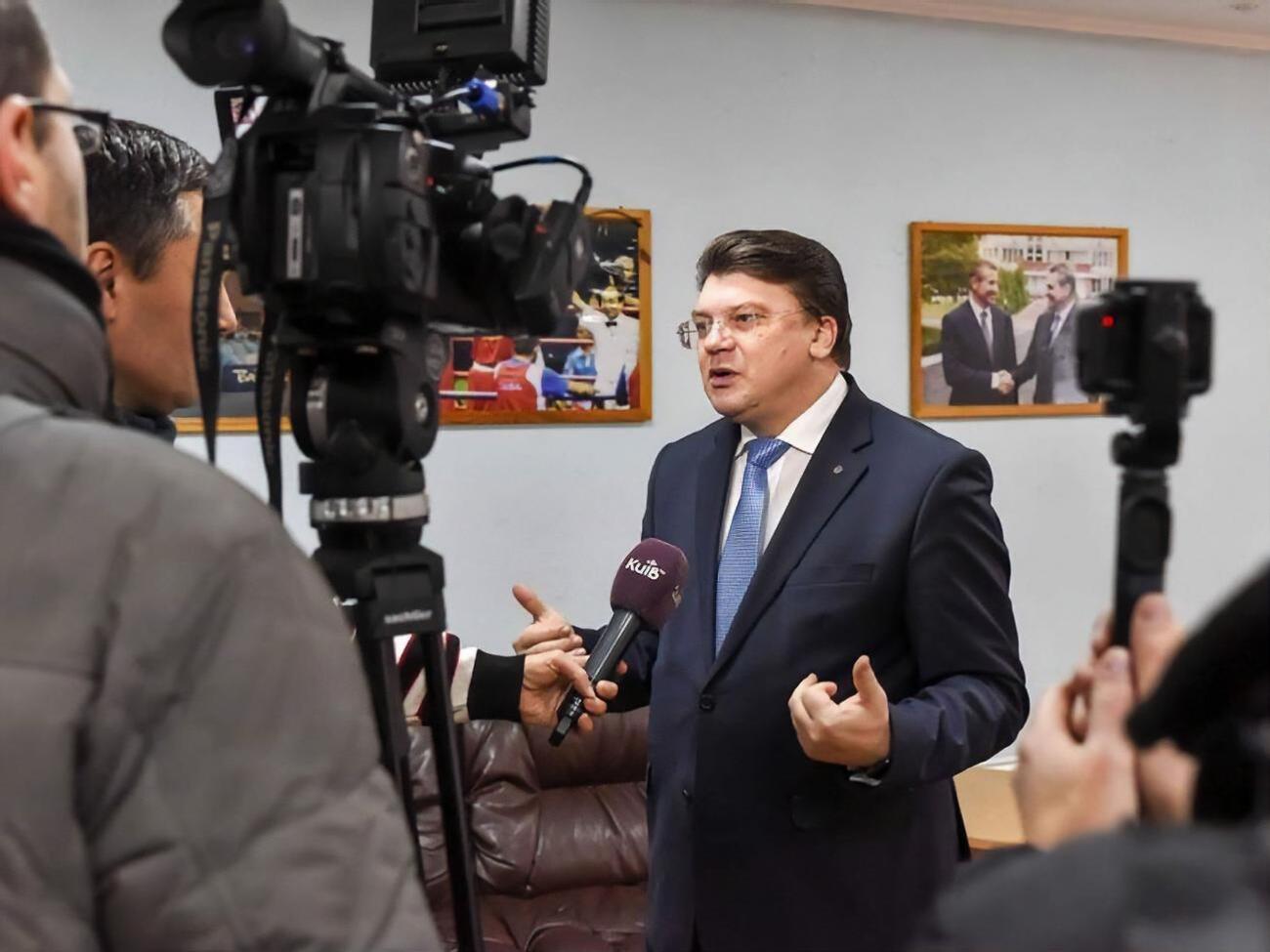 По словам Жданова (на фото), Онищенко не входит в состав национальной сборной с конца 2018 года