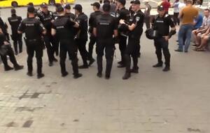 Акцію в Києві охороняла поліція