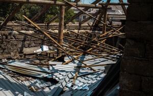 В храме разобрали крышу