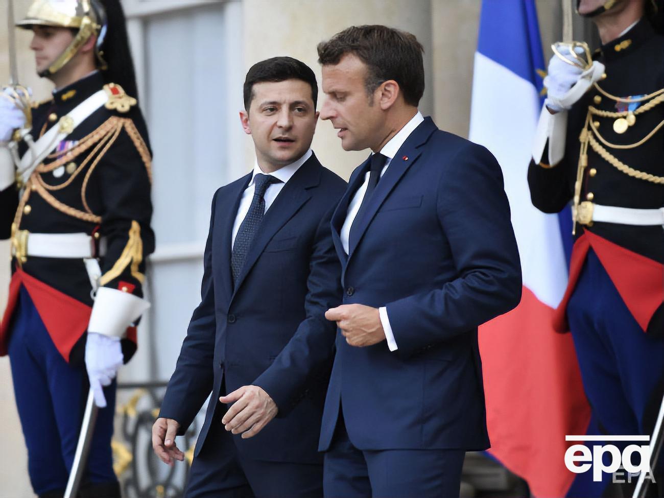 Зеленський зустрівся з Макроном 17 червня