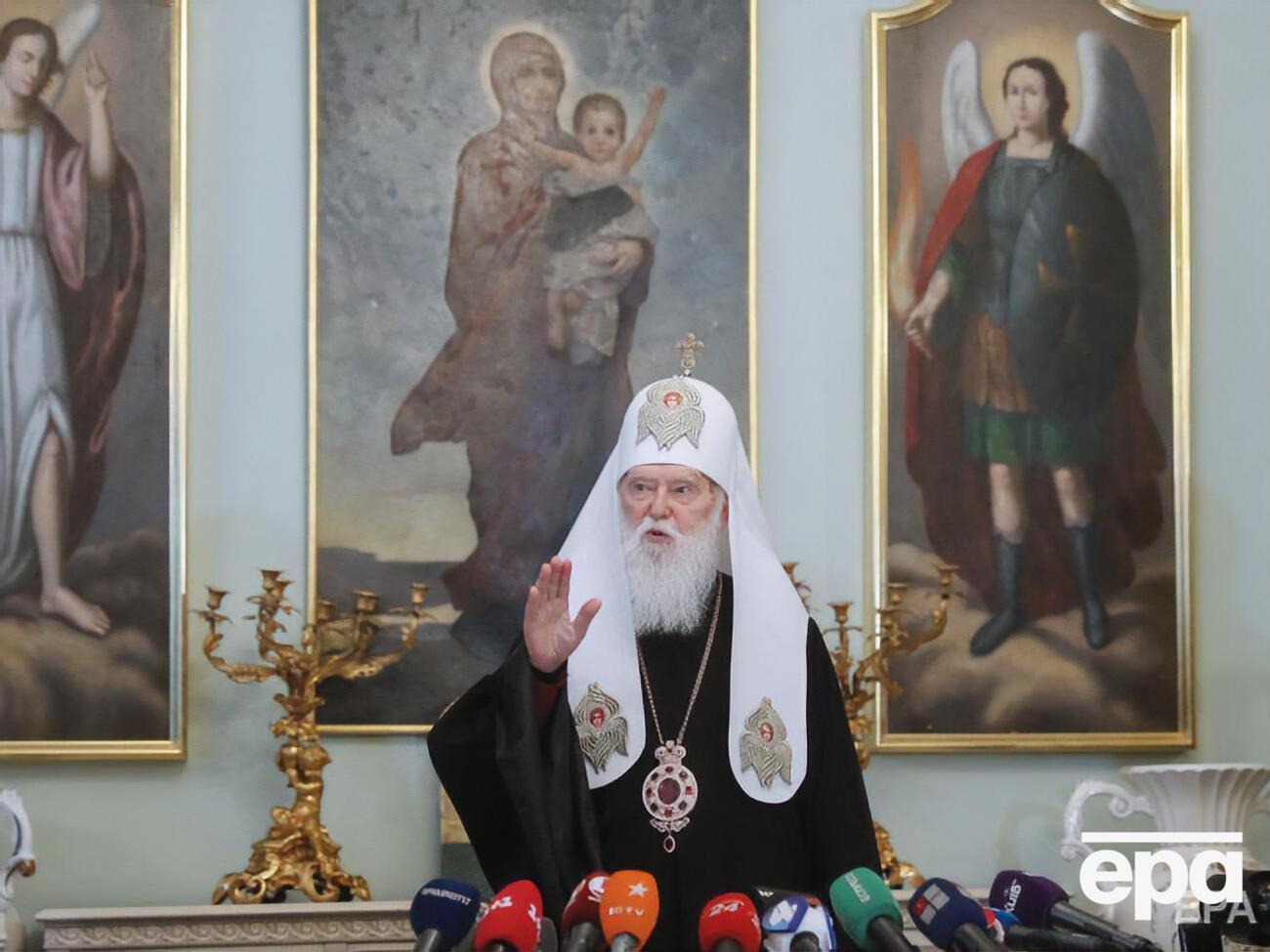 Филарет заявлял, что Киевский патриархат все еще существует