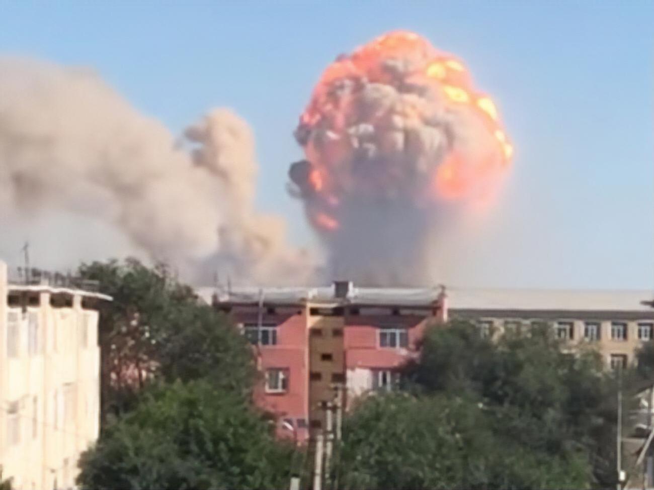 Свідки зняли вибух на відео
