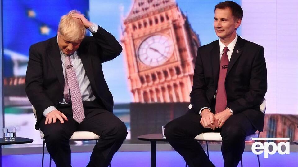 За пост прем'єра борються Джонсон (ліворуч) і Гант (праворуч)