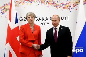 Мей висловила Путіну позицію своєї країни щодо подій в Україні та хімічної атаки в Солсбері