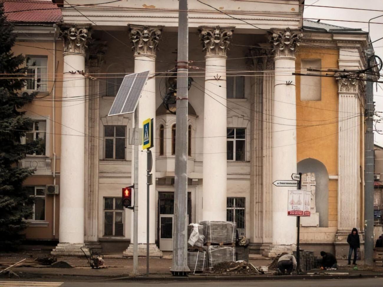 Помещение было в аренде украинской церкви