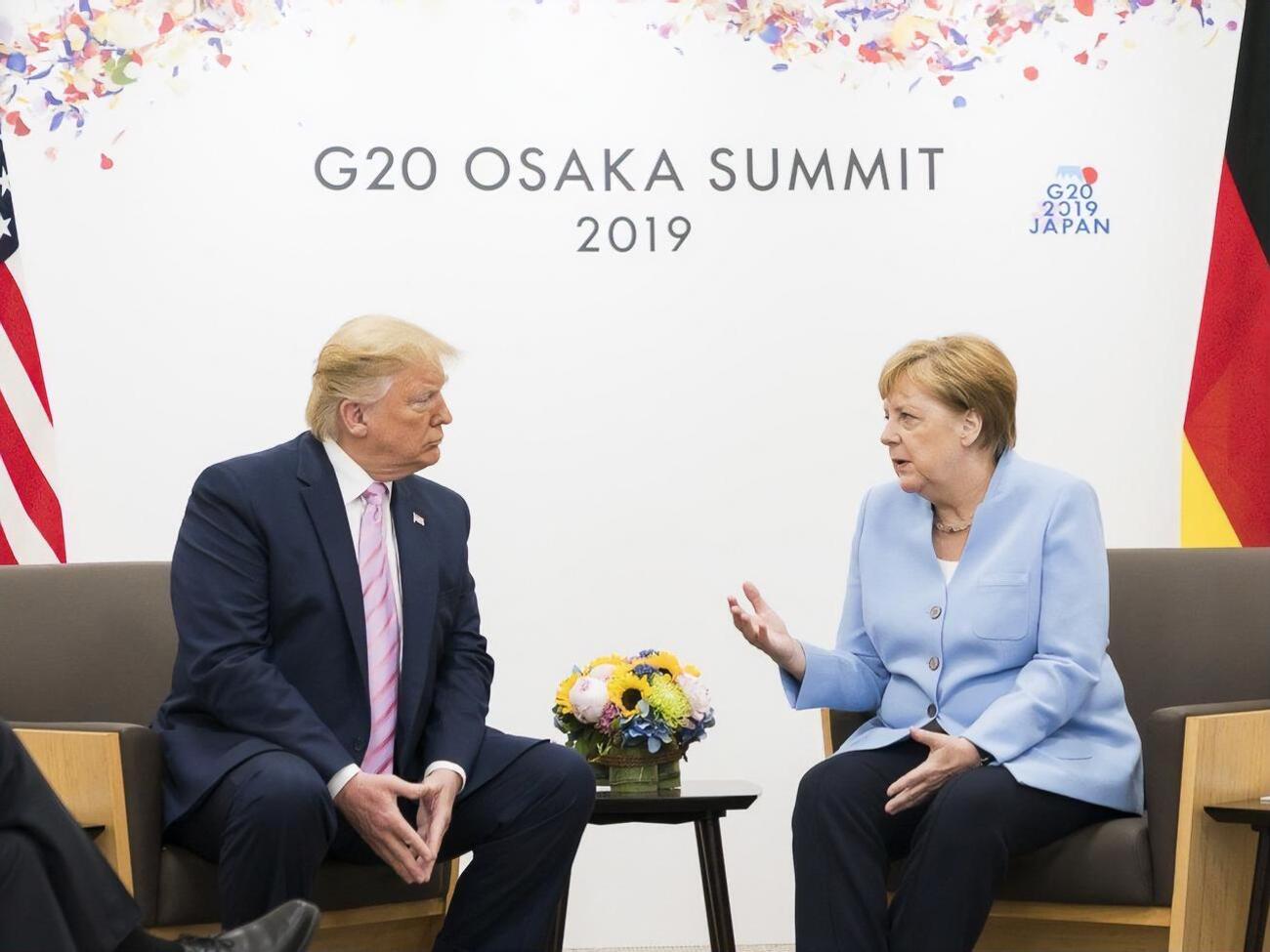 Трамп о Меркель:&nbsp;Она &ndash;&nbsp;фантастический человек, фантастическая женщина