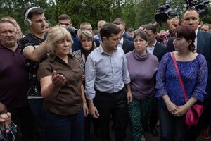 Перепалка Зеленського з журналісткою виникла 29 травня у Львівській області