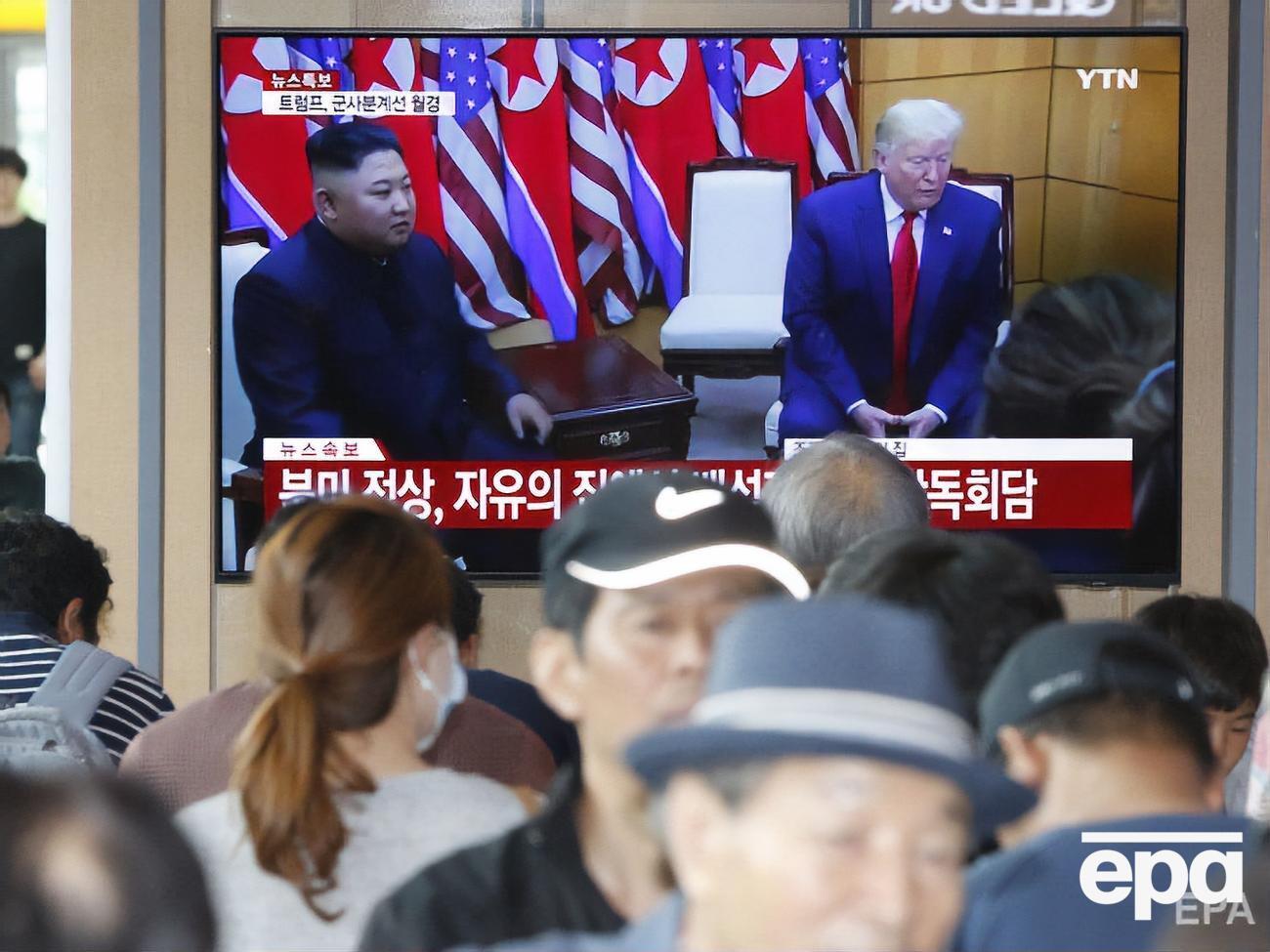 30 червня Трамп і лідер КНДР зустрілися в демілітаризованій зоні на кордоні Північної і Південної Корей